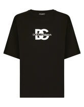 Short-sleeved T-shirt with DG logo print - | Dolce & Gabbana