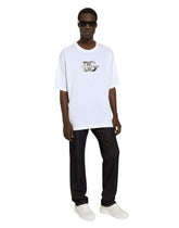 Short-sleeved T-shirt with DG logo print - | Dolce & Gabbana