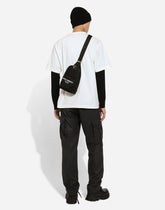 Cotton T-shirt with logo print - | Dolce & Gabbana