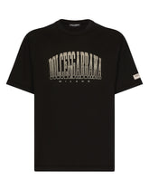 Cotton T-shirt with Dolce&Gabbana logo print - | Dolce & Gabbana