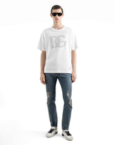 Cotton T-shirt with logo - | Dolce & Gabbana