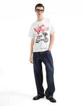Cotton T-shirt with Vespa print - | Dolce & Gabbana