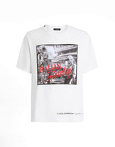 Cotton T-shirt with Italian Holiday print - | Dolce & Gabbana