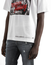 Cotton T-shirt with Italian Holiday print - | Dolce & Gabbana