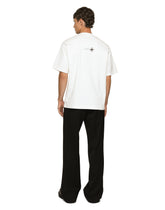 Cotton T-shirt with DG logo embroidery and print - | Dolce & Gabbana