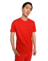 T-shirt with embossed Dolce&Gabbana tag - | Dolce & Gabbana