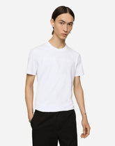Round-neck T-shirt with Dolce&Gabbana print - | Dolce & Gabbana