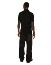 Piqué polo-shirt with flocked Dolce&Gabbana logo - | Dolce & Gabbana