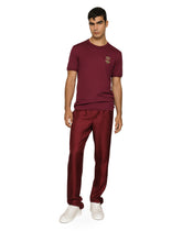 Cotton T-shirt with embroidery - | Dolce & Gabbana