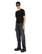 Short-sleeved silk T-shirt - | Dolce & Gabbana