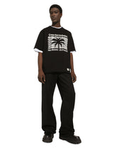 Short-sleeved banana-tree-print T-shirt - | Dolce & Gabbana