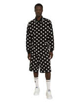 Long-sleeved cotton polo-shirt with DG Monogram - | Dolce & Gabbana