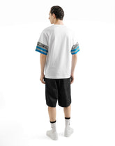 Cotton T-shirt with bandanna-print details - | Dolce & Gabbana