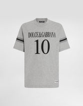 Cotton T-shirt with logo - | Dolce & Gabbana