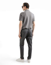 Cotton polo-shirt with logo tag - | Dolce & Gabbana