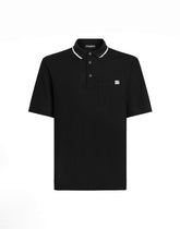 Cotton piqué polo shirt - | Dolce & Gabbana