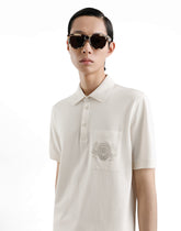 Cotton polo-shirt with embroidery - | Dolce & Gabbana