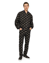 Stretch cotton jacquard jacket with DG Monogram design - | Dolce & Gabbana