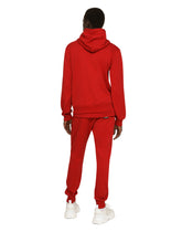 Zip-up hoodie with logo tag - | Dolce & Gabbana