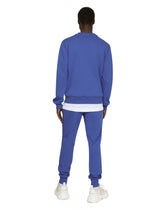 Jersey sweatshirt with branded tag - | Dolce & Gabbana