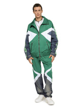 Washed denim and technical jersey jacket - | Dolce & Gabbana