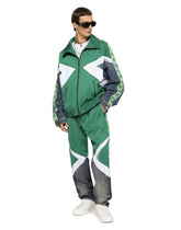 Washed denim and technical jersey jacket - | Dolce & Gabbana