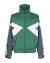 Washed denim and technical jersey jacket - | Dolce & Gabbana