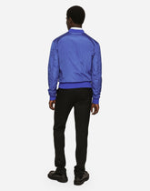Nylon jacket with branded tag - | Dolce & Gabbana