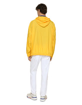 Nylon jacket with hood and branded tag - | Dolce & Gabbana