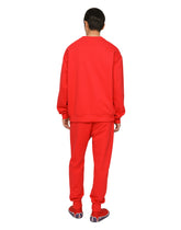 Jersey sweatshirt with embossed Dolce&Gabbana tag - | Dolce & Gabbana