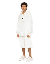 Jersey terry hoodie with logo tag - | Dolce & Gabbana