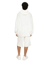 Jersey terry hoodie with logo tag - | Dolce & Gabbana