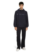 Reversible jacket with hood and logo - | Dolce & Gabbana
