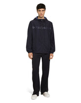 Reversible jacket with hood and logo - | Dolce & Gabbana