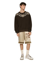 Coin print inside-out jersey sweatshirt - | Dolce & Gabbana