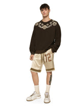 Coin print inside-out jersey sweatshirt - | Dolce & Gabbana