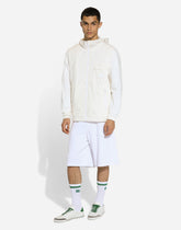 Jersey sweatshirt with DG logo tag - | Dolce & Gabbana