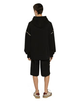 Oversize hoodie with logo - | Dolce & Gabbana