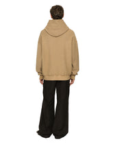 Coin print inside-out jersey hoodie - | Dolce & Gabbana