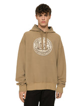 Coin print inside-out jersey hoodie - | Dolce & Gabbana