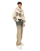 Coin print inside-out jersey hoodie - | Dolce & Gabbana