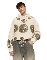 Coin print inside-out jersey hoodie - | Dolce & Gabbana