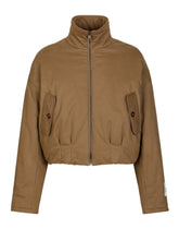 Padded washed stretch drill jacket - | Dolce & Gabbana