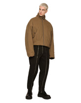 Padded washed stretch drill jacket - | Dolce & Gabbana