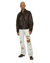 Padded leather jacket - | Dolce & Gabbana