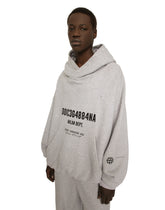 Jersey hoodie with logo print - | Dolce & Gabbana