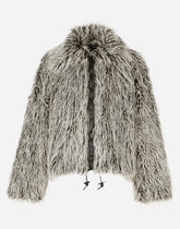 Reversible nylon and faux fur jacket - | Dolce & Gabbana