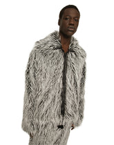 Reversible nylon and faux fur jacket - | Dolce & Gabbana