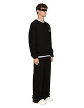 Printed jersey sweatshirt with DGVIB3 patch - | Dolce & Gabbana