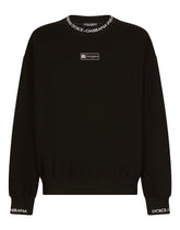 Round-neck sweatshirt with Dolce&Gabbana logo - | Dolce & Gabbana